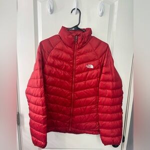 The North Face Red Puffer Jacket